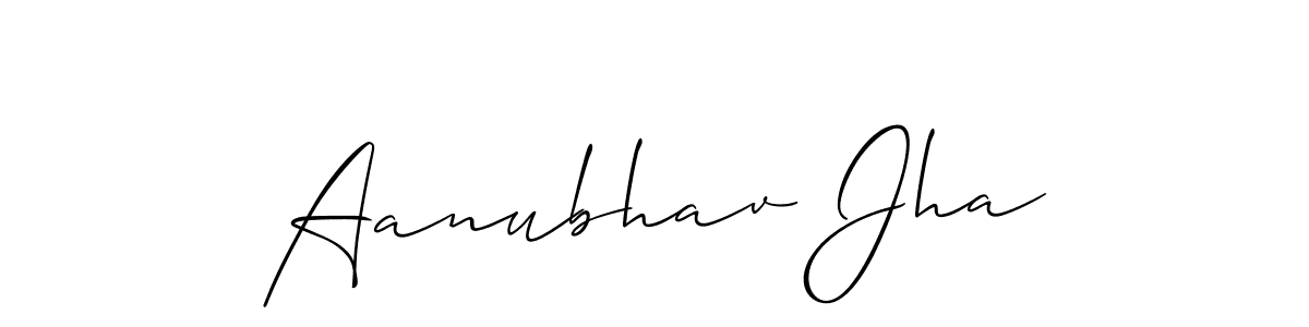 Once you've used our free online signature maker to create your best signature Allison_Script style, it's time to enjoy all of the benefits that Aanubhav Jha name signing documents. Aanubhav Jha signature style 2 images and pictures png