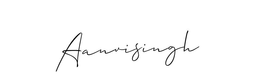 Allison_Script is a professional signature style that is perfect for those who want to add a touch of class to their signature. It is also a great choice for those who want to make their signature more unique. Get Aanvisingh name to fancy signature for free. Aanvisingh signature style 2 images and pictures png