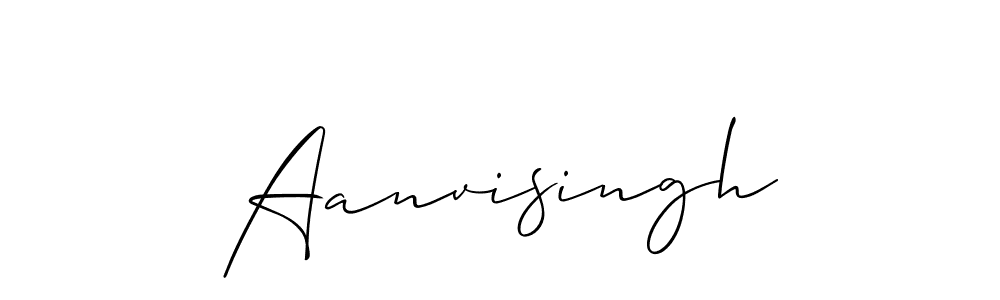 You should practise on your own different ways (Allison_Script) to write your name (Aanvisingh) in signature. don't let someone else do it for you. Aanvisingh signature style 2 images and pictures png