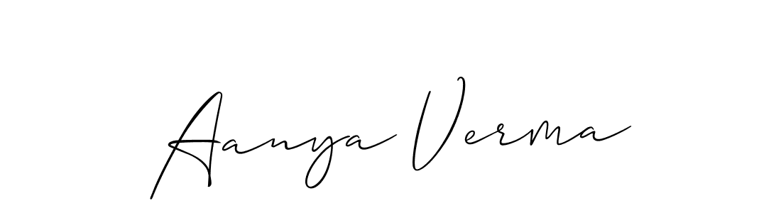 How to Draw Aanya Verma signature style? Allison_Script is a latest design signature styles for name Aanya Verma. Aanya Verma signature style 2 images and pictures png