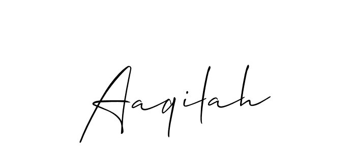 Make a beautiful signature design for name Aaqilah. Use this online signature maker to create a handwritten signature for free. Aaqilah signature style 2 images and pictures png