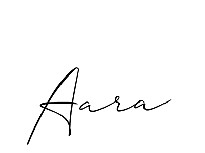 It looks lik you need a new signature style for name Aara. Design unique handwritten (Allison_Script) signature with our free signature maker in just a few clicks. Aara signature style 2 images and pictures png