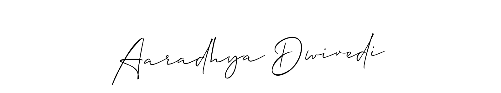 Also You can easily find your signature by using the search form. We will create Aaradhya Dwivedi name handwritten signature images for you free of cost using Allison_Script sign style. Aaradhya Dwivedi signature style 2 images and pictures png