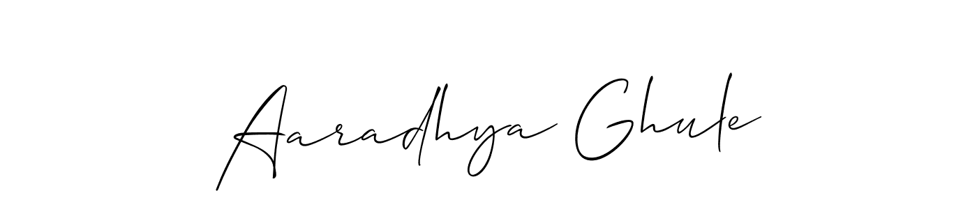 Make a beautiful signature design for name Aaradhya Ghule. Use this online signature maker to create a handwritten signature for free. Aaradhya Ghule signature style 2 images and pictures png