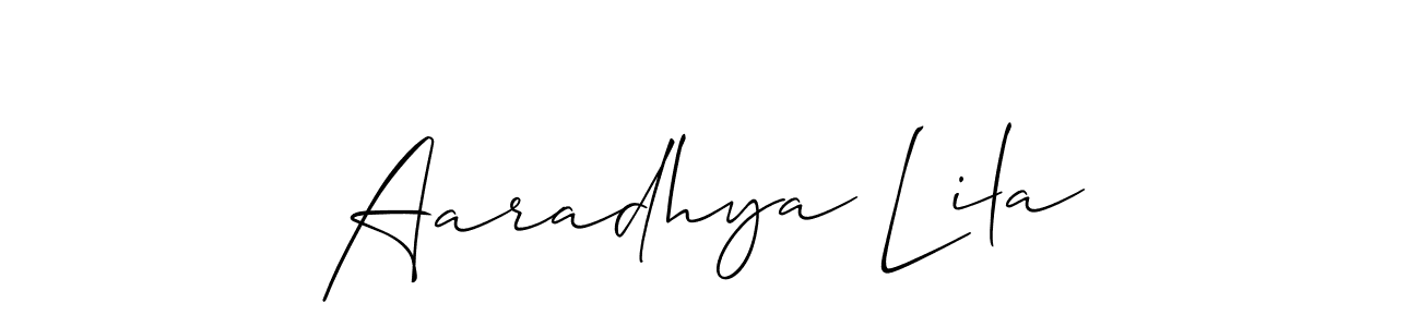 Here are the top 10 professional signature styles for the name Aaradhya Lila. These are the best autograph styles you can use for your name. Aaradhya Lila signature style 2 images and pictures png