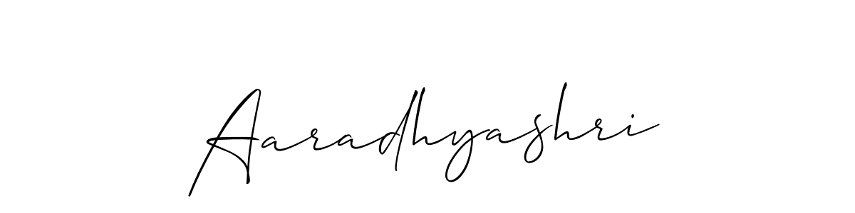 Similarly Allison_Script is the best handwritten signature design. Signature creator online .You can use it as an online autograph creator for name Aaradhyashri. Aaradhyashri signature style 2 images and pictures png
