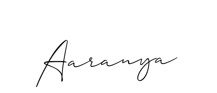 It looks lik you need a new signature style for name Aaranya. Design unique handwritten (Allison_Script) signature with our free signature maker in just a few clicks. Aaranya signature style 2 images and pictures png