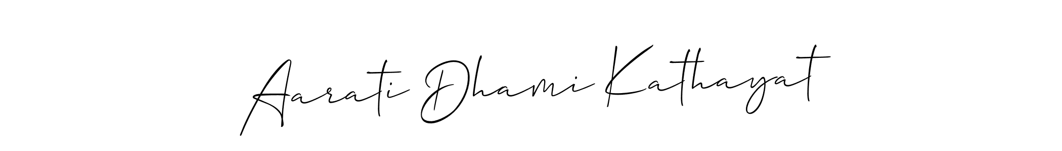 This is the best signature style for the Aarati Dhami Kathayat name. Also you like these signature font (Allison_Script). Mix name signature. Aarati Dhami Kathayat signature style 2 images and pictures png