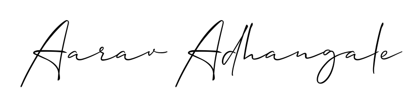 Achieve flawless digital penmanship with Aarav Adhangale name in Allison_Script font. The perfect tool for creating online signatures. Aarav Adhangale signature style 2 images and pictures png
