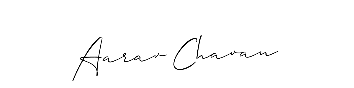 Aarav Chavan stylish signature style. Best Handwritten Sign (Allison_Script) for my name. Handwritten Signature Collection Ideas for my name Aarav Chavan. Aarav Chavan signature style 2 images and pictures png