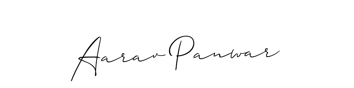 This is the best signature style for the Aarav Panwar name. Also you like these signature font (Allison_Script). Mix name signature. Aarav Panwar signature style 2 images and pictures png