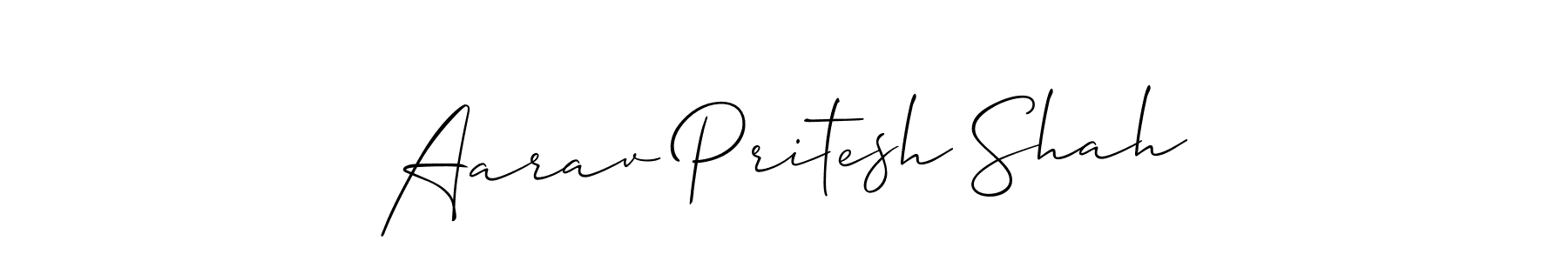 Make a beautiful signature design for name Aarav Pritesh Shah. Use this online signature maker to create a handwritten signature for free. Aarav Pritesh Shah signature style 2 images and pictures png