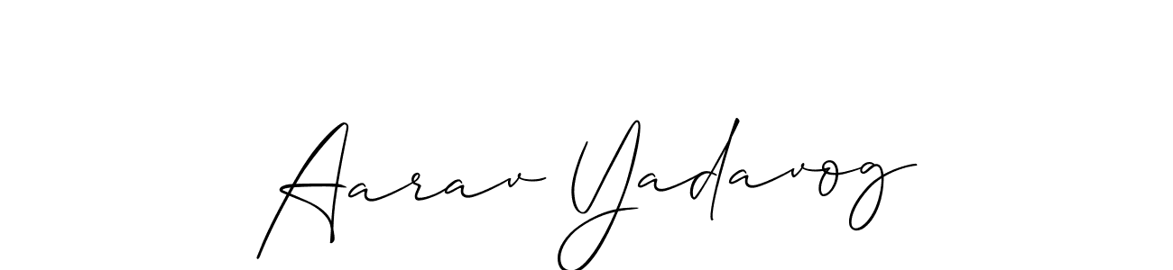 Once you've used our free online signature maker to create your best signature Allison_Script style, it's time to enjoy all of the benefits that Aarav Yadavog name signing documents. Aarav Yadavog signature style 2 images and pictures png