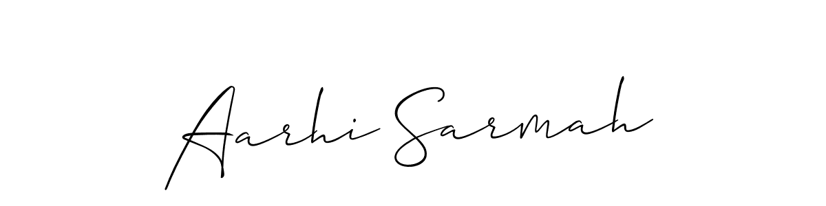 You can use this online signature creator to create a handwritten signature for the name Aarhi Sarmah. This is the best online autograph maker. Aarhi Sarmah signature style 2 images and pictures png