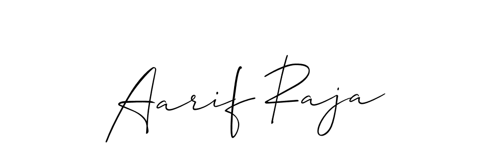 Make a beautiful signature design for name Aarif Raja. Use this online signature maker to create a handwritten signature for free. Aarif Raja signature style 2 images and pictures png