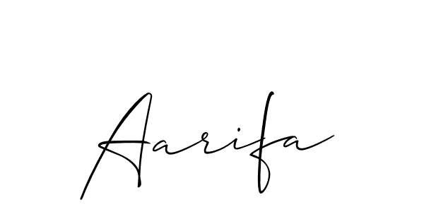How to Draw Aarifa signature style? Allison_Script is a latest design signature styles for name Aarifa. Aarifa signature style 2 images and pictures png
