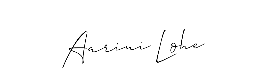 How to Draw Aarini Lohe signature style? Allison_Script is a latest design signature styles for name Aarini Lohe. Aarini Lohe signature style 2 images and pictures png