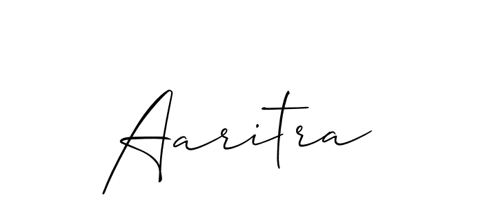 How to make Aaritra name signature. Use Allison_Script style for creating short signs online. This is the latest handwritten sign. Aaritra signature style 2 images and pictures png