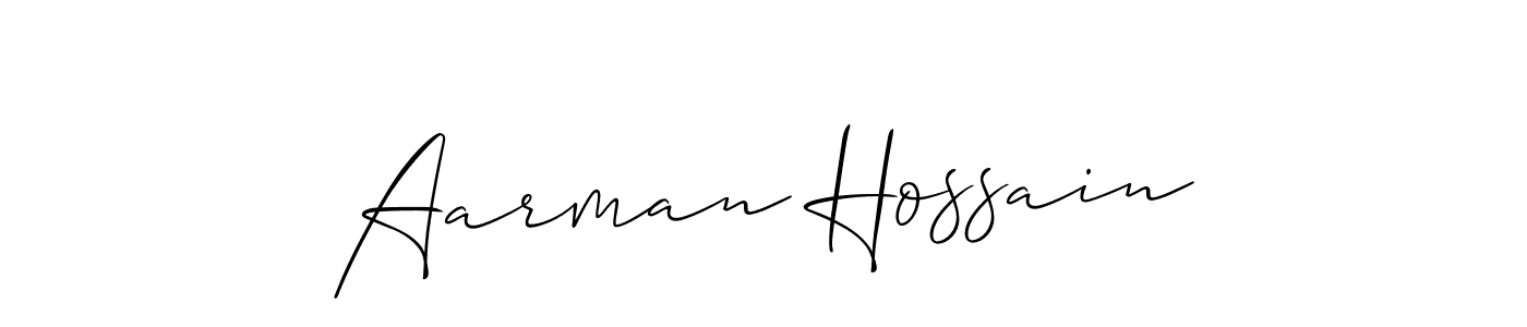 You can use this online signature creator to create a handwritten signature for the name Aarman Hossain. This is the best online autograph maker. Aarman Hossain signature style 2 images and pictures png