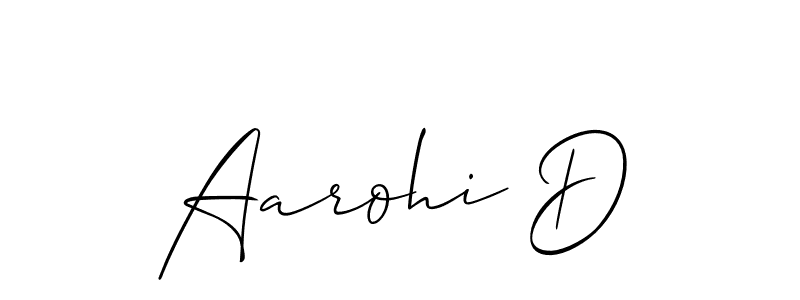 Once you've used our free online signature maker to create your best signature Allison_Script style, it's time to enjoy all of the benefits that Aarohi D name signing documents. Aarohi D signature style 2 images and pictures png