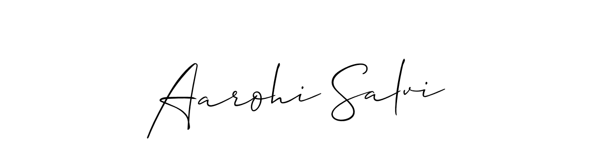 Here are the top 10 professional signature styles for the name Aarohi Salvi. These are the best autograph styles you can use for your name. Aarohi Salvi signature style 2 images and pictures png