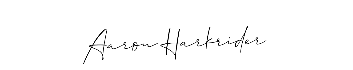 if you are searching for the best signature style for your name Aaron Harkrider. so please give up your signature search. here we have designed multiple signature styles  using Allison_Script. Aaron Harkrider signature style 2 images and pictures png