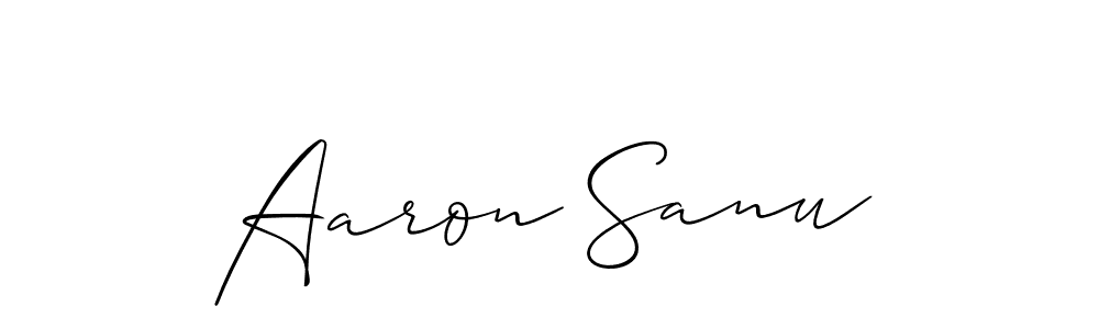 Here are the top 10 professional signature styles for the name Aaron Sanu. These are the best autograph styles you can use for your name. Aaron Sanu signature style 2 images and pictures png