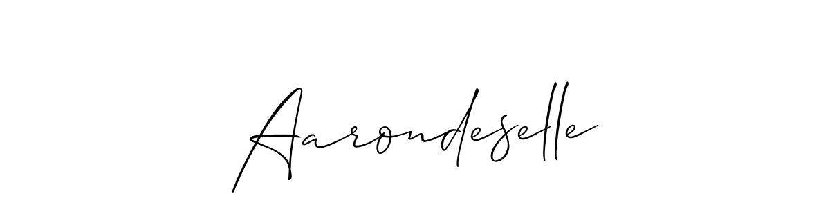Best and Professional Signature Style for Aarondeselle. Allison_Script Best Signature Style Collection. Aarondeselle signature style 2 images and pictures png