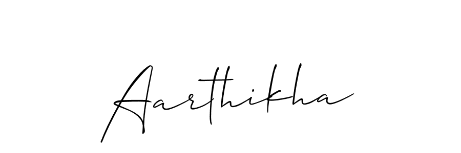 Make a beautiful signature design for name Aarthikha. Use this online signature maker to create a handwritten signature for free. Aarthikha signature style 2 images and pictures png