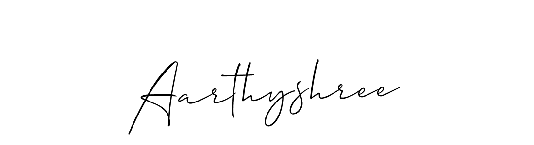 Also You can easily find your signature by using the search form. We will create Aarthyshree name handwritten signature images for you free of cost using Allison_Script sign style. Aarthyshree signature style 2 images and pictures png