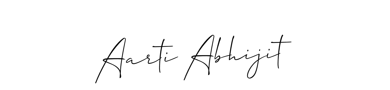 Best and Professional Signature Style for Aarti Abhijit. Allison_Script Best Signature Style Collection. Aarti Abhijit signature style 2 images and pictures png