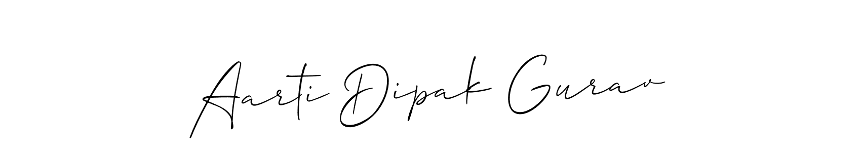 Best and Professional Signature Style for Aarti Dipak Gurav. Allison_Script Best Signature Style Collection. Aarti Dipak Gurav signature style 2 images and pictures png