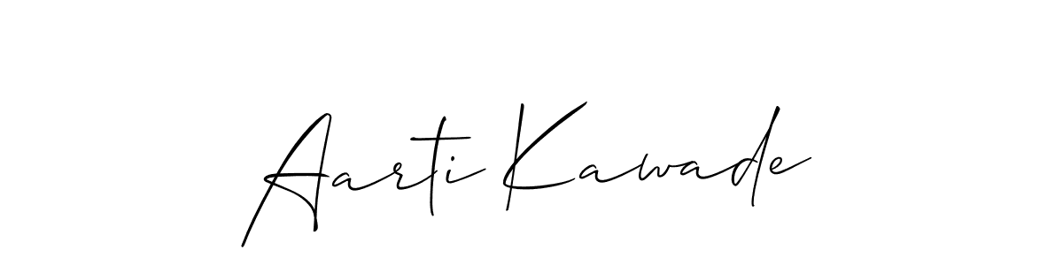 if you are searching for the best signature style for your name Aarti Kawade. so please give up your signature search. here we have designed multiple signature styles  using Allison_Script. Aarti Kawade signature style 2 images and pictures png