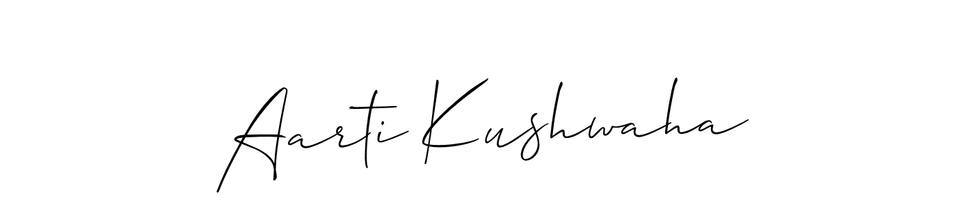 Once you've used our free online signature maker to create your best signature Allison_Script style, it's time to enjoy all of the benefits that Aarti Kushwaha name signing documents. Aarti Kushwaha signature style 2 images and pictures png