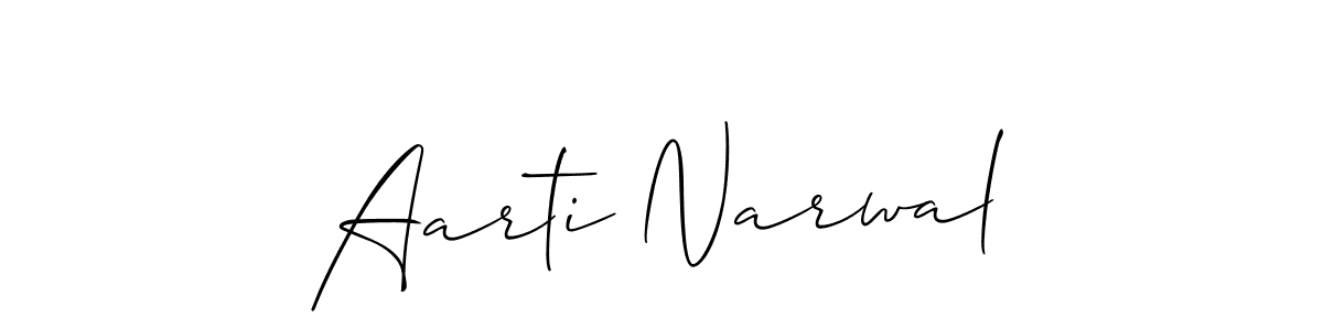 You should practise on your own different ways (Allison_Script) to write your name (Aarti Narwal) in signature. don't let someone else do it for you. Aarti Narwal signature style 2 images and pictures png