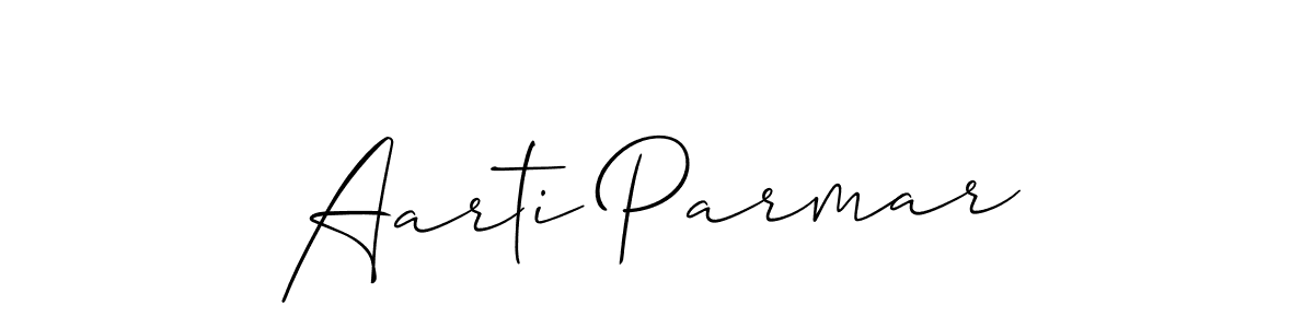 Once you've used our free online signature maker to create your best signature Allison_Script style, it's time to enjoy all of the benefits that Aarti Parmar name signing documents. Aarti Parmar signature style 2 images and pictures png