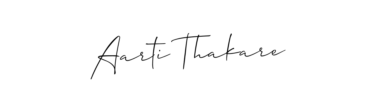 Similarly Allison_Script is the best handwritten signature design. Signature creator online .You can use it as an online autograph creator for name Aarti Thakare. Aarti Thakare signature style 2 images and pictures png
