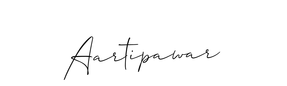 How to Draw Aartipawar signature style? Allison_Script is a latest design signature styles for name Aartipawar. Aartipawar signature style 2 images and pictures png