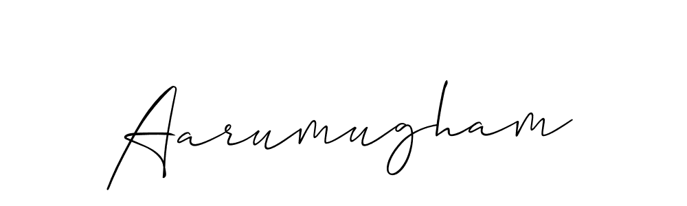 Also You can easily find your signature by using the search form. We will create Aarumugham name handwritten signature images for you free of cost using Allison_Script sign style. Aarumugham signature style 2 images and pictures png