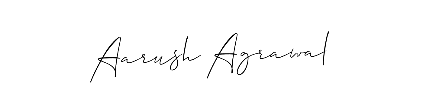 Design your own signature with our free online signature maker. With this signature software, you can create a handwritten (Allison_Script) signature for name Aarush Agrawal. Aarush Agrawal signature style 2 images and pictures png