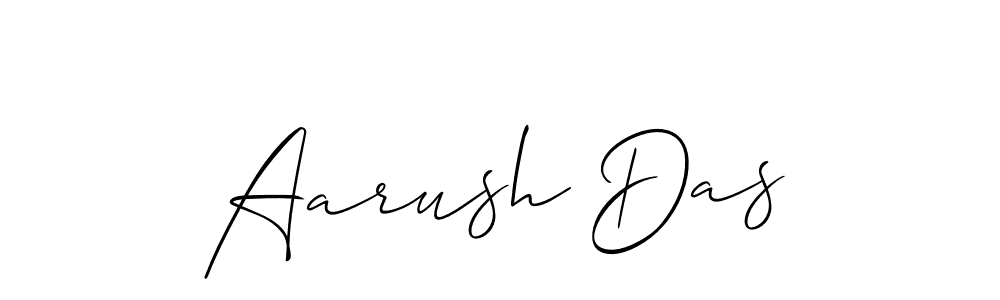 Make a beautiful signature design for name Aarush Das. With this signature (Allison_Script) style, you can create a handwritten signature for free. Aarush Das signature style 2 images and pictures png