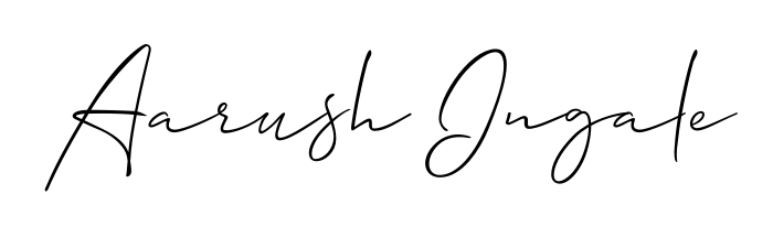 Use a signature maker to create a handwritten signature online. With this signature software, you can design (Allison_Script) your own signature for name Aarush Ingale. Aarush Ingale signature style 2 images and pictures png