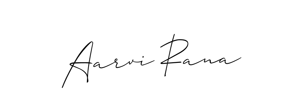 You can use this online signature creator to create a handwritten signature for the name Aarvi Rana. This is the best online autograph maker. Aarvi Rana signature style 2 images and pictures png