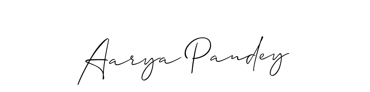 How to Draw Aarya Pandey signature style? Allison_Script is a latest design signature styles for name Aarya Pandey. Aarya Pandey signature style 2 images and pictures png