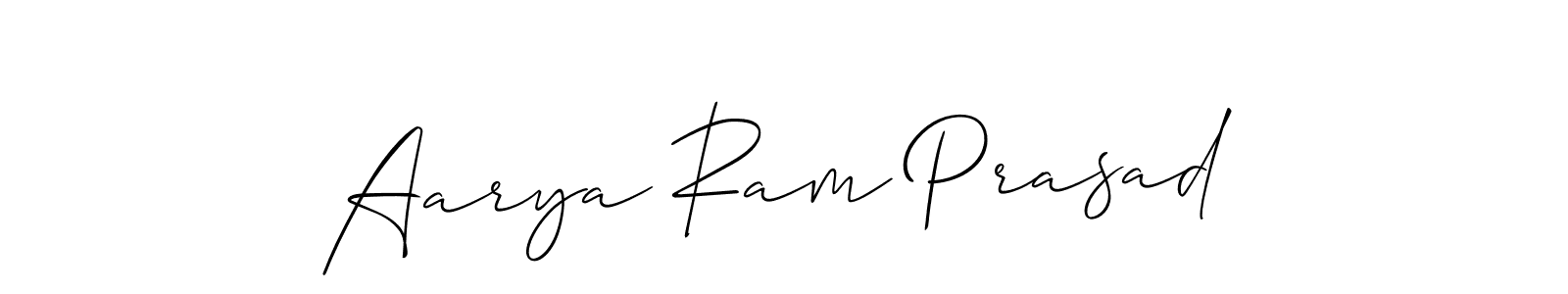 How to Draw Aarya Ram Prasad signature style? Allison_Script is a latest design signature styles for name Aarya Ram Prasad. Aarya Ram Prasad signature style 2 images and pictures png