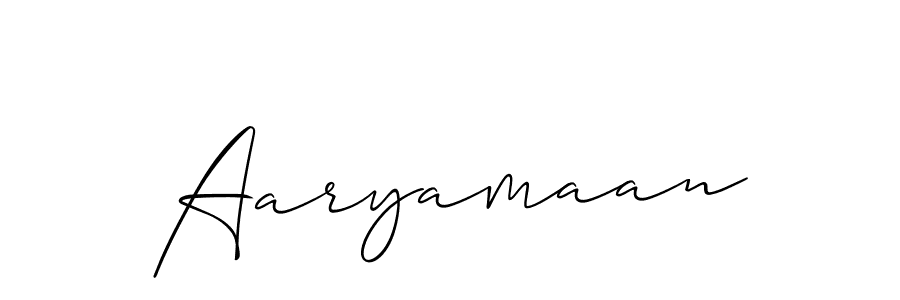 It looks lik you need a new signature style for name Aaryamaan. Design unique handwritten (Allison_Script) signature with our free signature maker in just a few clicks. Aaryamaan signature style 2 images and pictures png