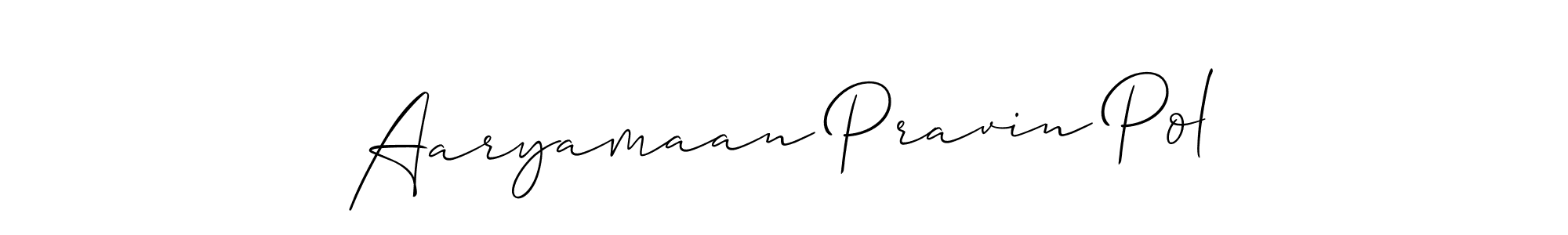 Check out images of Autograph of Aaryamaan Pravin Pol name. Actor Aaryamaan Pravin Pol Signature Style. Allison_Script is a professional sign style online. Aaryamaan Pravin Pol signature style 2 images and pictures png