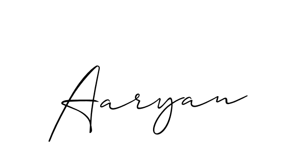 Also You can easily find your signature by using the search form. We will create Aaryan name handwritten signature images for you free of cost using Allison_Script sign style. Aaryan signature style 2 images and pictures png