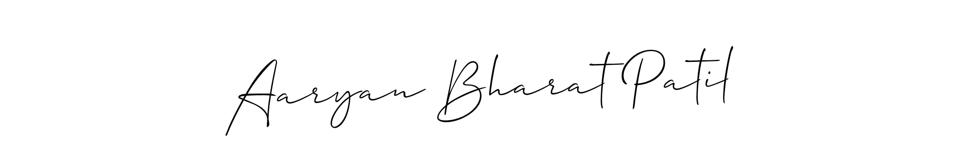 Best and Professional Signature Style for Aaryan Bharat Patil. Allison_Script Best Signature Style Collection. Aaryan Bharat Patil signature style 2 images and pictures png