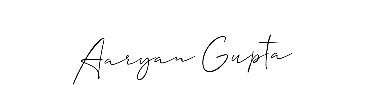 if you are searching for the best signature style for your name Aaryan Gupta. so please give up your signature search. here we have designed multiple signature styles  using Allison_Script. Aaryan Gupta signature style 2 images and pictures png